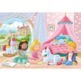 Puzzle printese si unicorn 2x12 piese